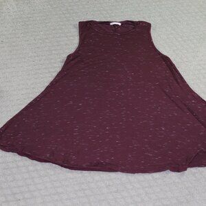 Miley and Molly Women's Small Maroon Knit Tank Mini Dress EUC